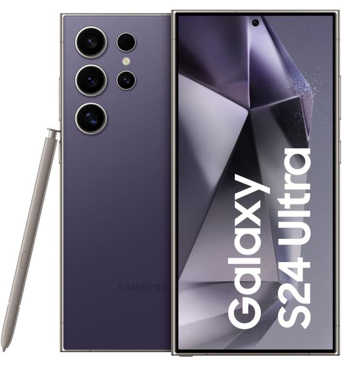 SAMSUNG Galaxy S24 Ultra 5G 12Gb Ram + 256Gb Titanium Violet Europa 